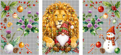 16oz Christmas-S 1455